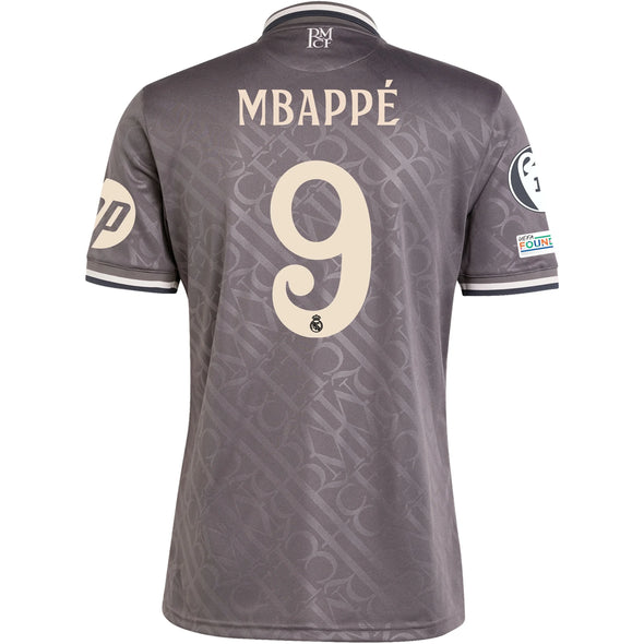 Men's Replica adidas Mbappe Real Madrid Third Jersey 24/25