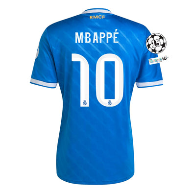 Men's Replica adidas Mbappe Real Madrid Third Jersey 25/26 - UCL