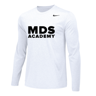 MDS Academy (Transfer) Nike Legend Long Sleeve Shirt White