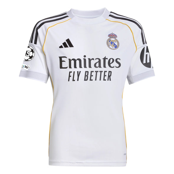 Men's Replica adidas Mbappe Real Madrid Home Jersey 25/26