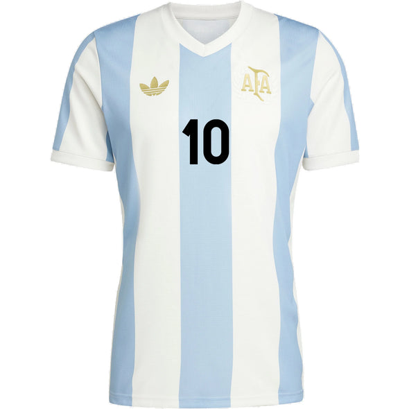 Men's Replica adidas Messi Argentina Anniversary Jersey 2025