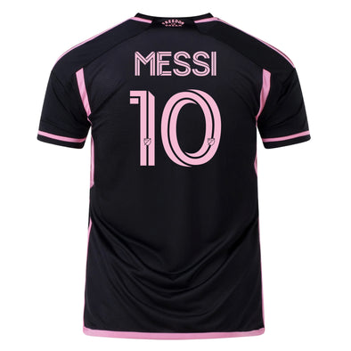 Men's Lionel Messi Authentic adidas Inter Miami Away Jersey 2023