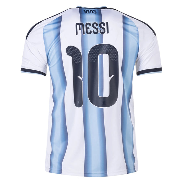 Men's Replica adidas Messi Argentina Home Jersey 2026 - Ships by 12/10