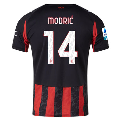 Men's Replica Puma Modric AC Milan Home Jersey 25/26