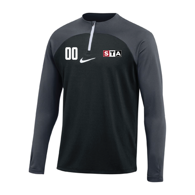 STA Coaches Nike Academy Pro Drill Top Black/Grey