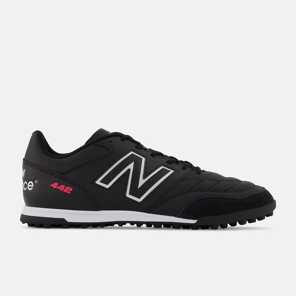 New Balance 442 V2 Team TF Turf Soccer Cleats- Black/White