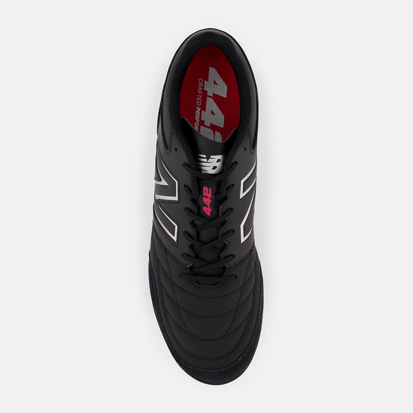 New Balance 442 V2 Team TF Turf Soccer Cleats- Black/White
