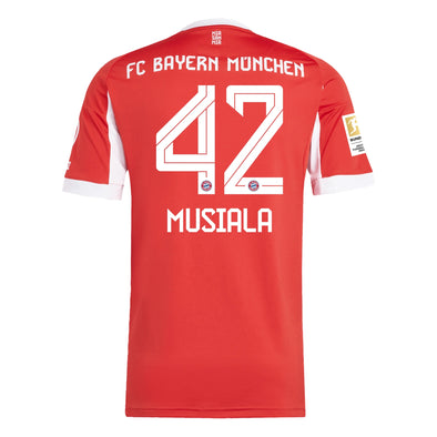Men's Replica adidas Musiala Bayern Munich Home Jersey 25/26