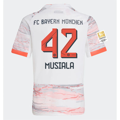 Men's Replica adidas Musiala Bayern Munich Away Jersey 25/26