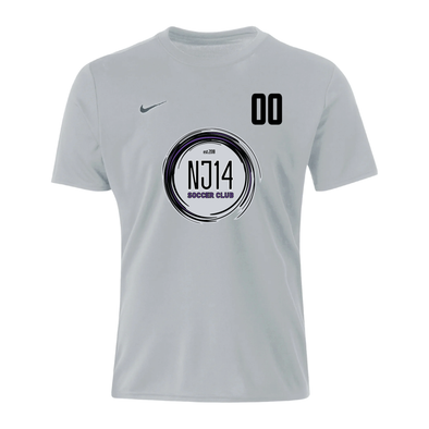 NJ14 Nike Park VII Practice Jersey Grey
