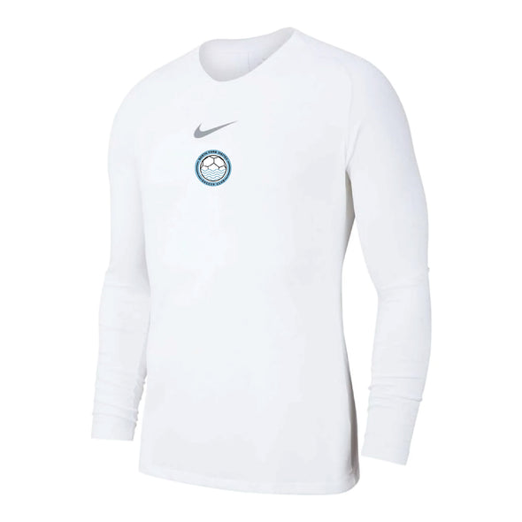 North Fork United Soccer Club Nike Park LS First Layer Compression White