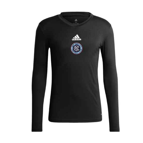 NYCFC Girls Program adidas Base Compression Tee Black
