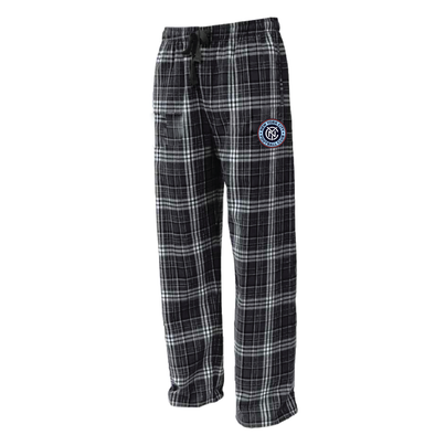 NYCFC City Roots Flannel Plaid Pajama Pant Black/White