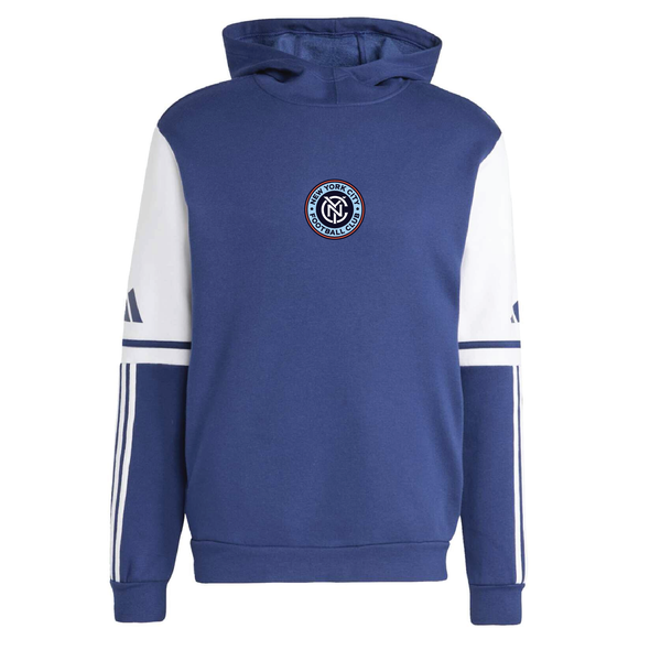 NYCFC Boys Select adidas Squadra 25 Hoodie Navy