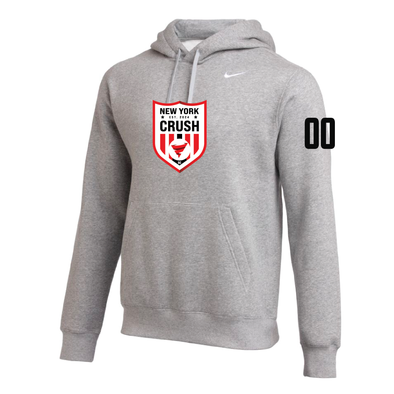 NY Crush Supporter Nike Team Club Hoodie Grey
