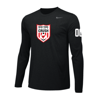 NY Crush Supporter Nike Legend LS Shirt Black
