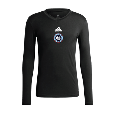 NYCFC Coaches adidas Base Compression Tee Black