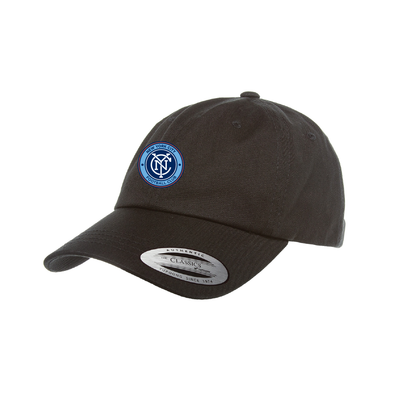 NYCFC Girls Program Yupoong Cotton Twill Dad Cap Black