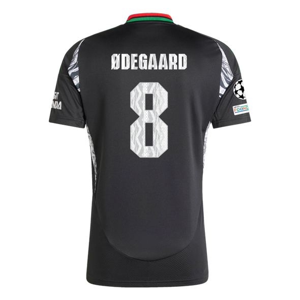 Men's Replica adidas Odegaard Arsenal Away Jersey 24/25- UCL