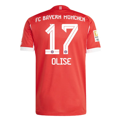 Men's Authentic adidas Olise Bayern Munich Home Jersey 25/26