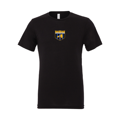 Orange County SC (Patch) Bella + Canvas Short Sleeve Triblend T-Shirt Solid Black