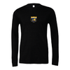 Orange County SC (Patch) Bella + Canvas Long Sleeve Triblend T-Shirt Black