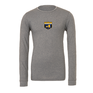 Orange County SC (Patch) Bella + Canvas Long Sleeve Triblend T-Shirt Grey