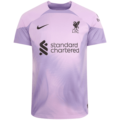 Nike 2022-23 Liverpool FC Short Sleeve Goalkeeper Mens Stadium Jersey