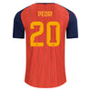 Men's Authentic adidas Pedri Spain Home Jersey 2026 - Ships by 12/10