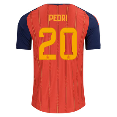 Men's Authentic adidas Pedri Spain Home Jersey 2026 - Ships by 12/10