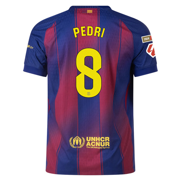 Men's Authentic Nike Pedri Barcelona Home Jersey 25/26
