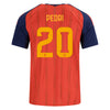 Men's Replica adidas Pedri Spain Home Jersey 2026 - Ships by 12/10