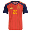 Men's Replica adidas Pedri Spain Home Jersey 2026 - Ships by 12/10