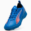 Puma Ultra 6 Play TT Junior Turf Soccer Cleat- ULTRA BLUE/PUMA WHITE/GLOWING RED