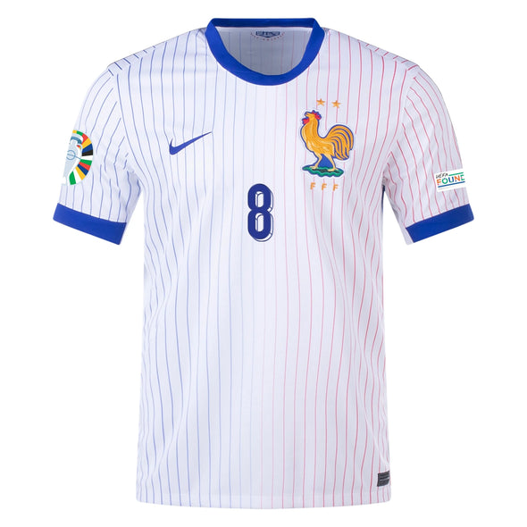 Men's Replica Nike Tchouaméni France Away Jersey 2024