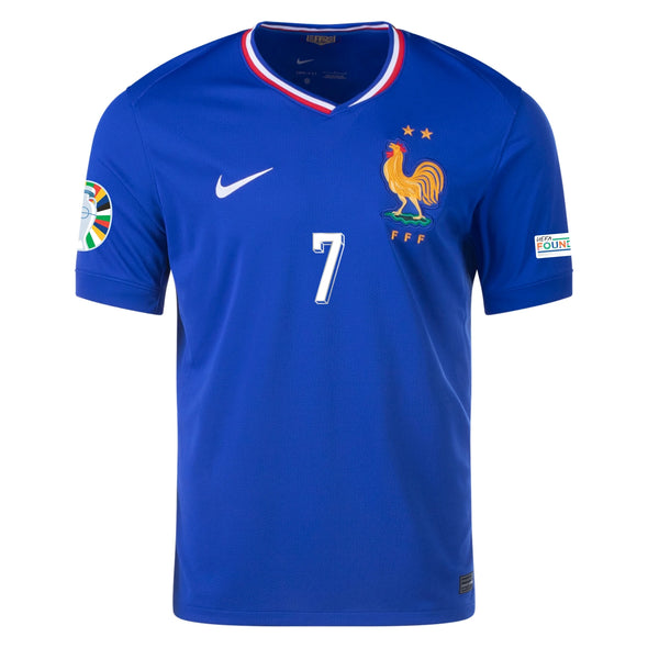 Kid's Replica Nike Griezmann France Home Jersey 2024