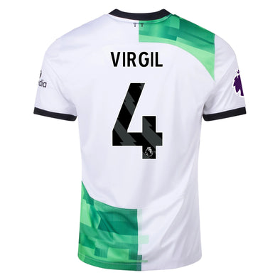 Men's Replica Nike Virgil Liverpool Away Jersey 23/24