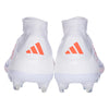 adidas F50 Pro Mid FG Women’s Firm Ground Soccer Cleat - White/Solar Red/Lucid Blue
