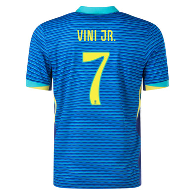 Men's Nike Dri-FIT ADV Soccer Vini Jr. Brazil 2024 Authentic Away Jersey