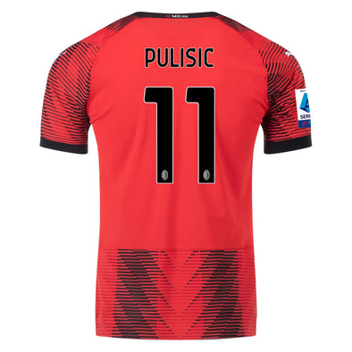 Men's Authentic Puma Pulisic AC Milan Home Jersey 23/24