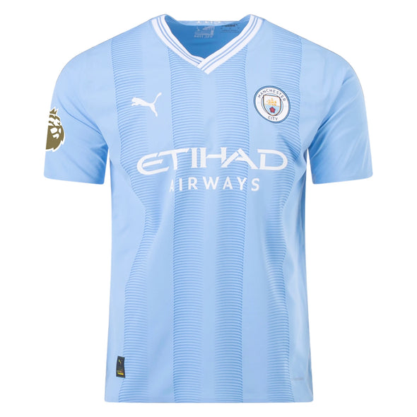 Men's Authentic Puma De Bruyne Manchester City Home Jersey 23/24