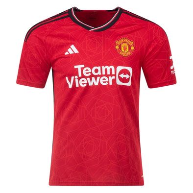 Adidas Manchester United FC Icons Shirt - Black - Mens