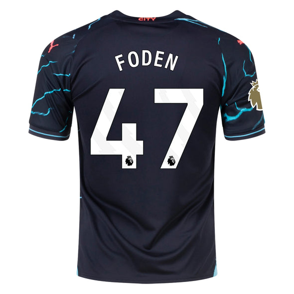 Men's Replica Puma Foden Manchester City Third Jersey 23/24