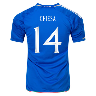 Men's Replica adidas Chiesa Italy Home Jersey 2023