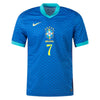 Women's Nike Dri-FIT Soccer Vini Jr. Brazil 2024 Replica Away Jersey