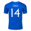 Men's Authentic adidas Chiesa Italy Home Jersey 2023