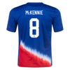 Men's Authentic Nike Mckennie USMNT Away Jersey 2024