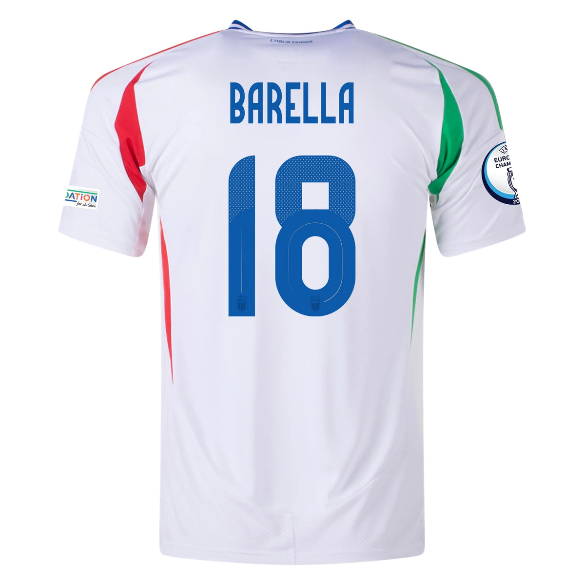 Men's Authentic Adidas Barella Italy Away Jersey 2024 – Soccer Zone USA