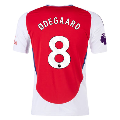 Men's Replica Adidas Odegaard Arsenal Home Jersey 24/25