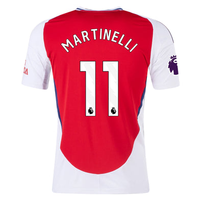 Men's Replica Adidas Martinelli Arsenal Home Jersey 24/25